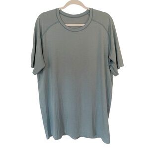 Lululemon Light Blue Workout Shirt, Men’s XXL